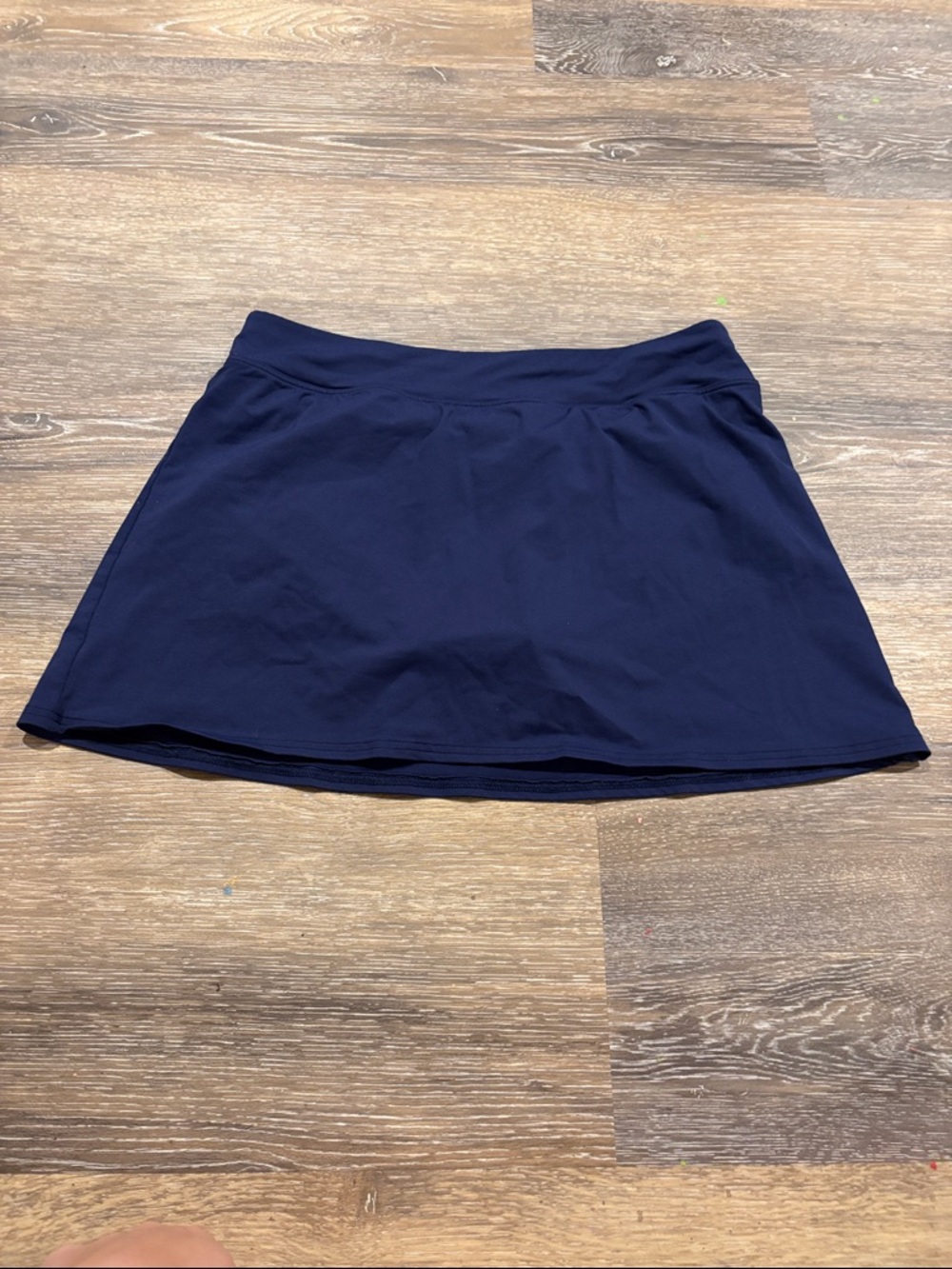 Lands' End Navy Circle Skirt - Athletic Skater Style